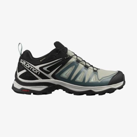 Salomon X ULTRA 3 GORE-TEX Womens Hiking Shoes Black/Grey UK MRNX